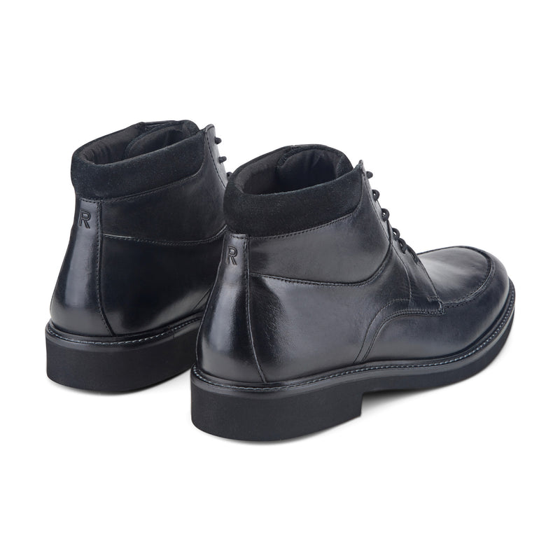 Men's Macklin Moc Toe Lace-Up Leather Boots
