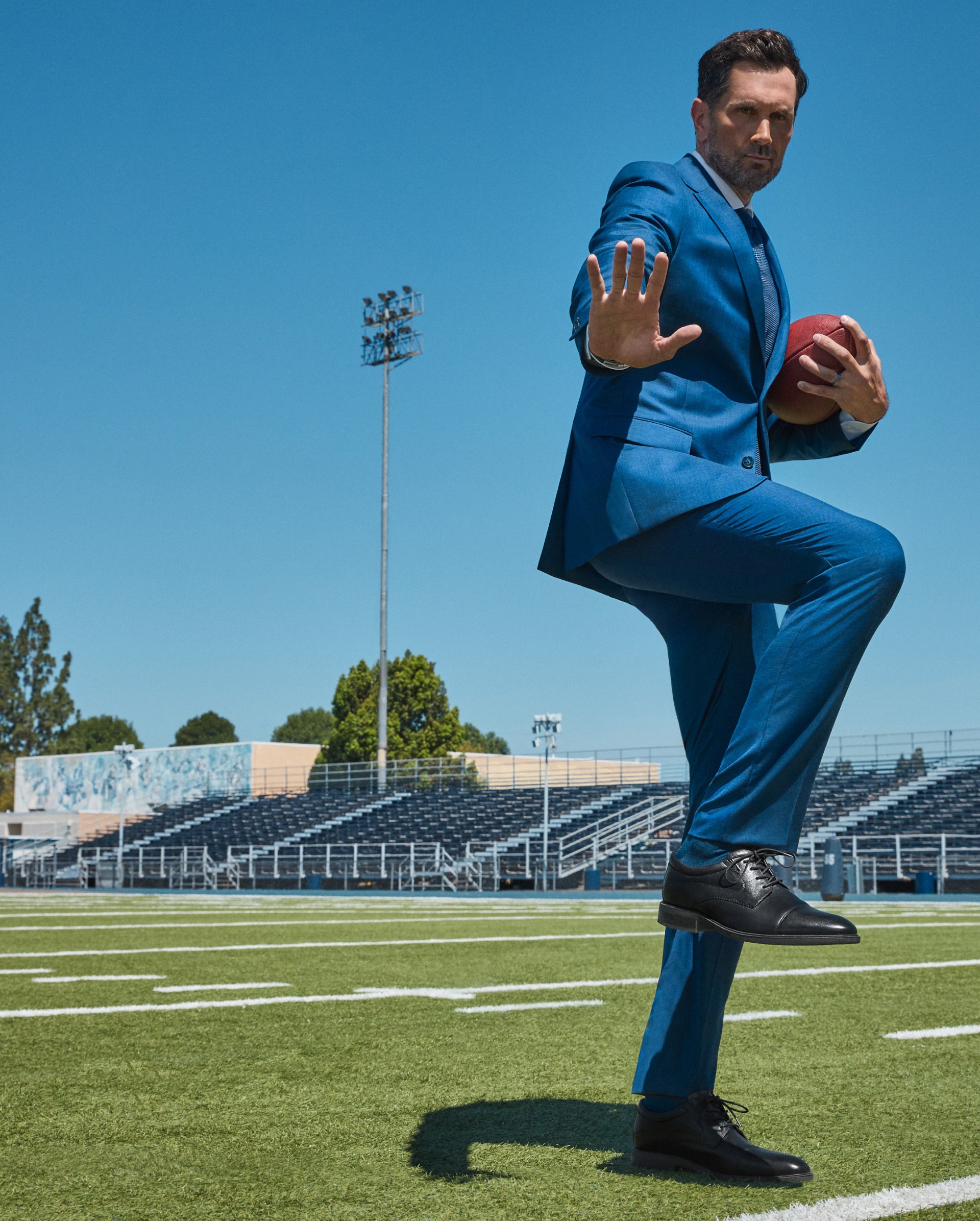Editorial banner featuring Matt Leinart Collection